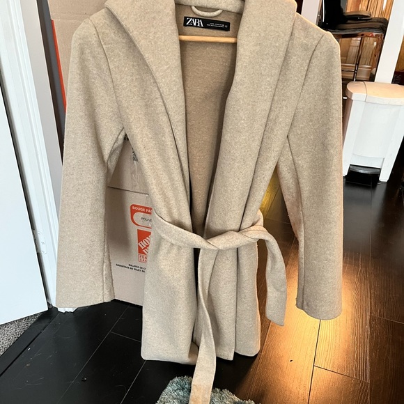Zara hooded drape jacket (M) - Picture 6 of 6